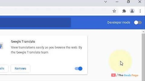 Extensies handmatig bijwerken in Google Chrome