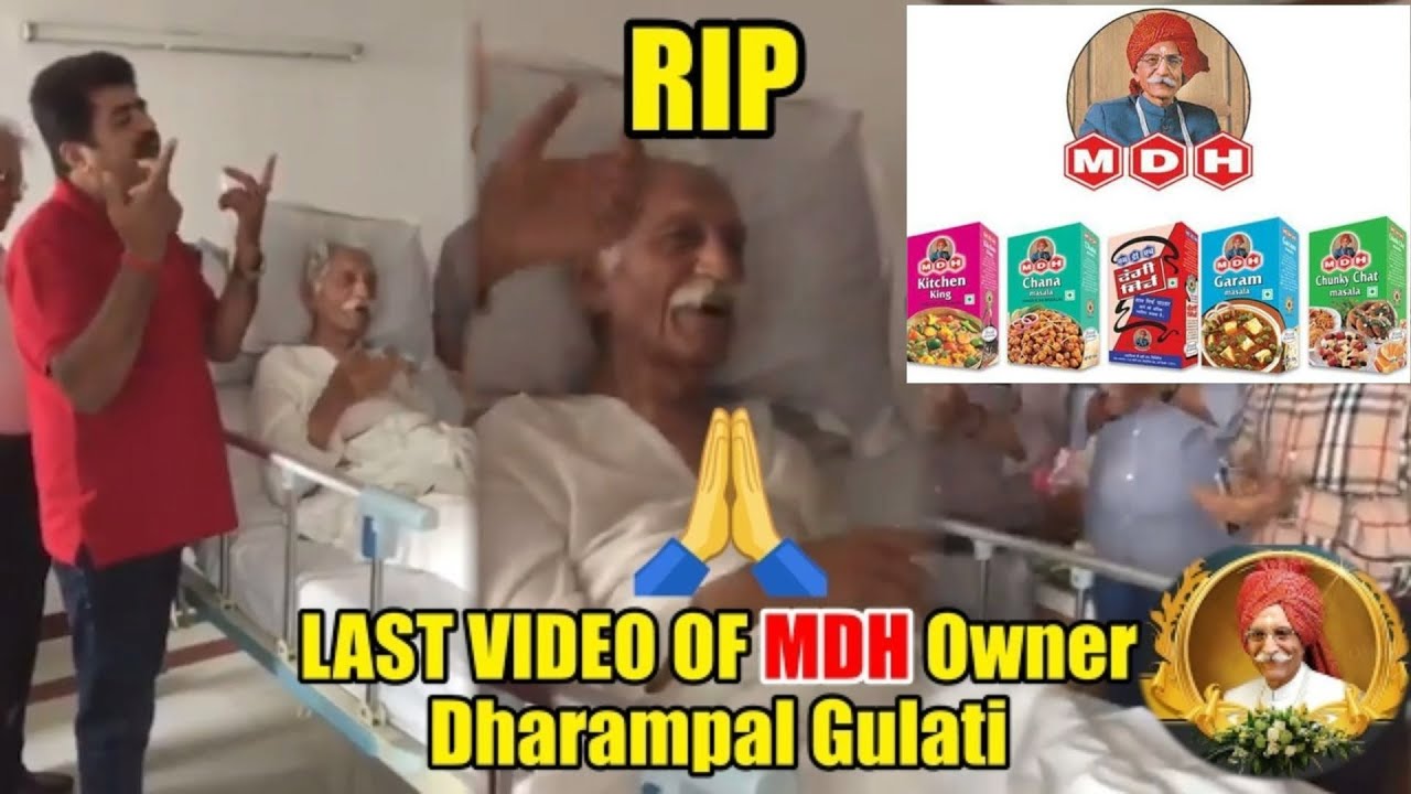 MDH owner last video in hospital | Rip Legend |