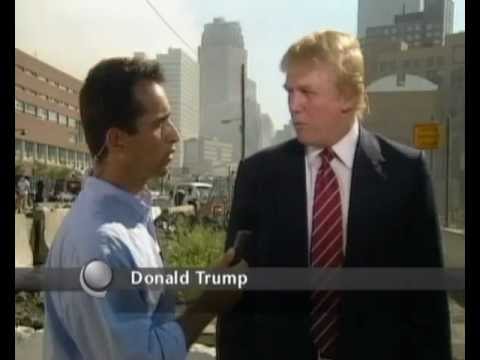 Donald Trump at Ground Zero right after the terror attacks - Original interview on 9/13/2001