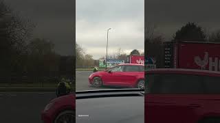 Old Guy Drives Mobility Scooter Around Busy Roundabout 😲