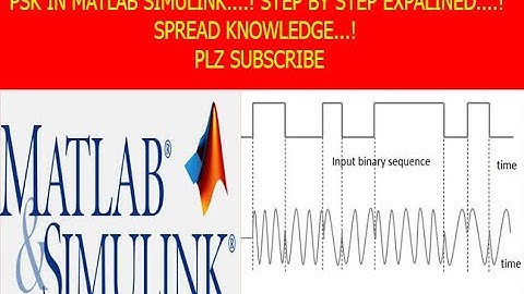 Phase Shift Keying in Matlab Simulink step by step