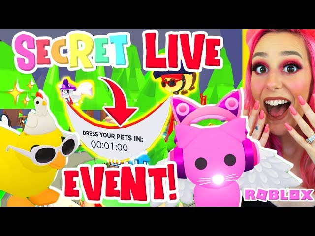 Secret Live Event In Adopt Me Roblox Adopt Me Dress Your Pets Live Event Update Youtube - roblox adopt me video archives pet grooming club