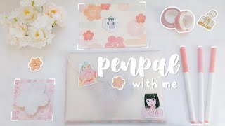 🌸 ASMR penpal with me ~ pink sakura + anime theme screenshot 3