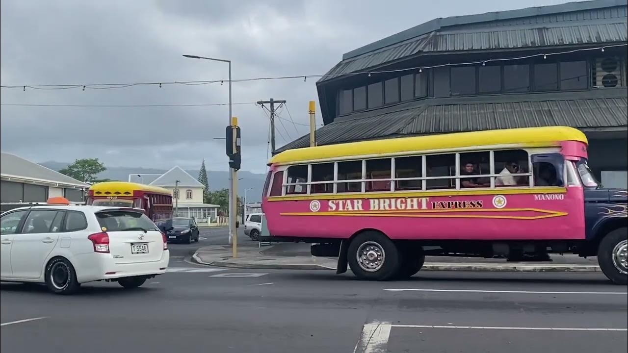 Give us a honk Mr Samoan party bus driver samoa bus partybus YouTube