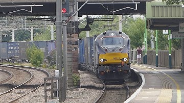 DRS Class 88 passes Tamworth (22/7/20)