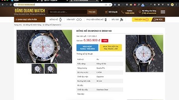 Làm thuê đồ án - review giao diện website đồng hồ