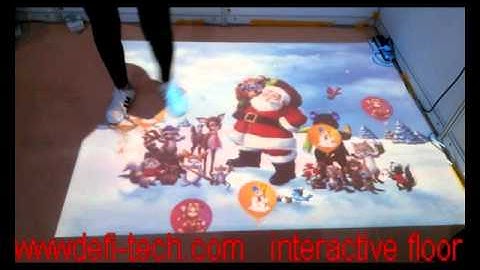 DEFI interactive floor 130 different effects lowest price basic version of $200/set