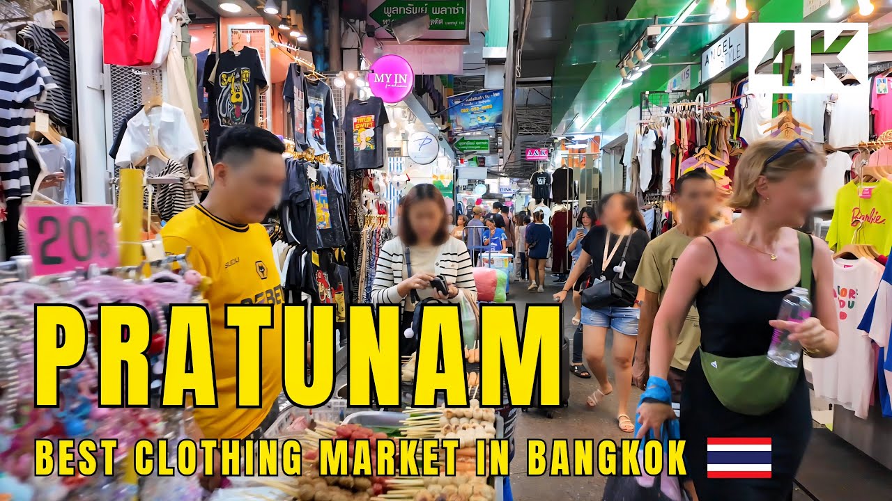 Bangkok, Tajlandia | Piesza Wycieczka po Mieście 4K | 10 lip 2025