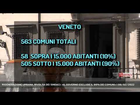 RIGENERAZIONE URBANA, RIVOLTA DEI SINDACI: «IL GOVERNO ESCLUDE IL 90% DEI COMUNI» | 09/02/2022