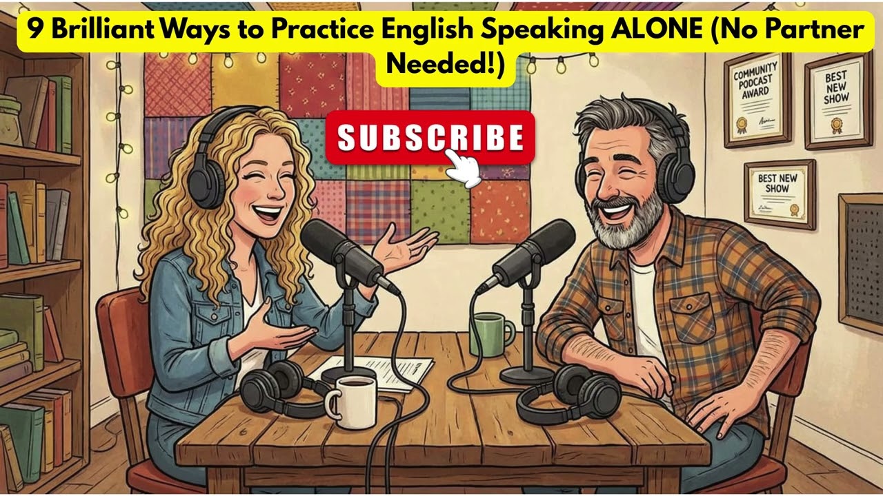 9 Brilliant Ways to Practice English Speaking ALONE (No Partner Needed!)