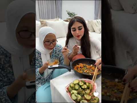 عشاء اميره وايوان شي بشهي مع عبد الرحمن عائلة ميرو