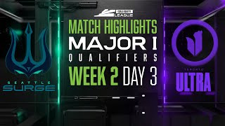 @TorontoUltra vs @SeattleSurge  | Major I Qualifiers Week 2 Highlights | Day 3