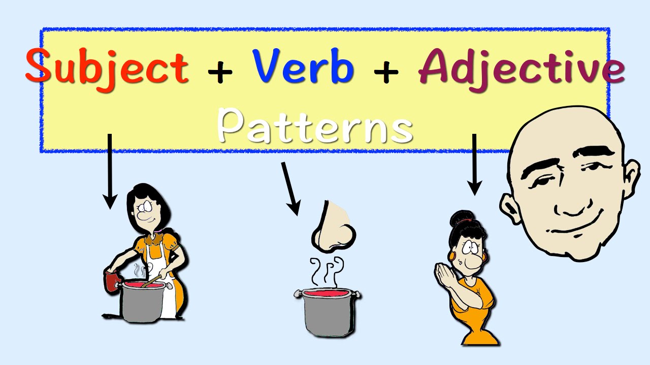 Subject Verb Adjective Patterns English Speaking Practice ESL EFL YouTube