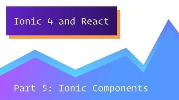 #5 Ionic 4 & React - Bitcoin Price Tracker - Ionic Components