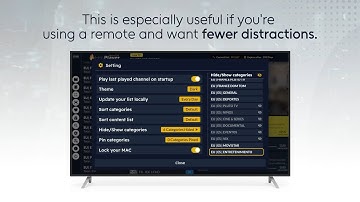 HOT Player - Hide & Show Categories Easily