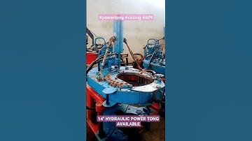 14" Hydraulic Power Tong Available #casing #trs #tubing #api #power