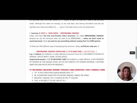 Impersonal Passive -
