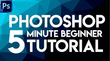 Graphic Design: Learn Photoshop in 5 MINUTES! Beginner Tutorial. Learn graphic design the easy way.