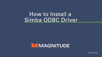 How to Install an ODBC Driver