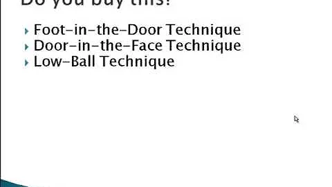 Psychology 101: Compliance