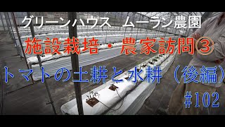 施設栽培農家さんの視察③トマトの土耕と水耕栽培#102 グリーンハウス栽培