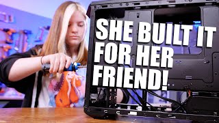 My daughter built her friend a PC!