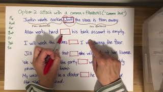 Punctuation 8: using commas and coordinating conjunctions