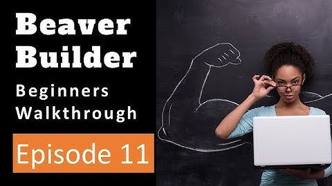 Beaver Builder - Customising the Copyright