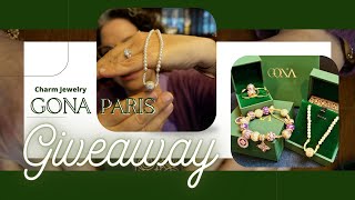 GIVEAWAY || GONA Paris || Charm Jewelry || Unboxing and Review ||