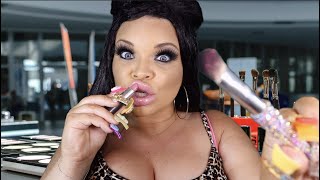 ASMR Jersey Girl Does Your Makeup (gum chewing, nail clacking, personal attention) screenshot 5