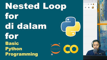 Nested Loop, Loop Bersarang, For di dalam For | Basic Python | Pemrograman Dasar Python | Part 20