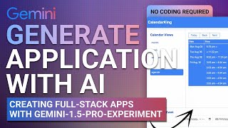 Aider + Gemini-1.5 Pro EXP (0801) + NextJS : Generate FULL-STACK Applications