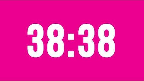 47 Minute Countdown Timer No Music With Alarm Clock At The End