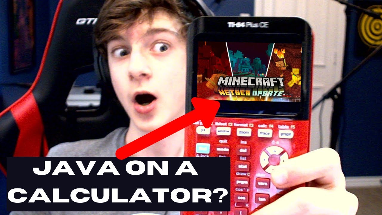 Playing Minecraft on a CALCULATOR?!? - YouTube