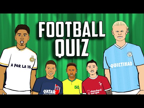 ⚽️FOOTBALL QUIZ⚽️ Can you guess the football clues? (Frontmen 7.4 feat Ronaldo Messi Haaland)