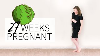 27 WEEKS PREGNANT || VARICOSE VEINS, BABY PROGRESS, BELLY SHOT