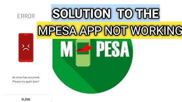 M-PESA APP ERROR DO THIS  FOR IT TO WORK🇰🇪🇰🇪