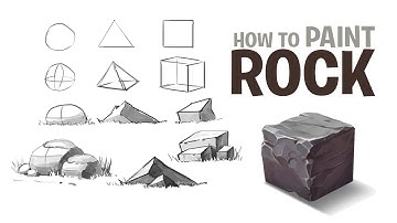 How to Draw ROCKS the Easy Way! | Beginner Drawing Tutorial