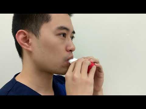 Paano gumamit ng inhaler? Demonstration of proper inhaler technique