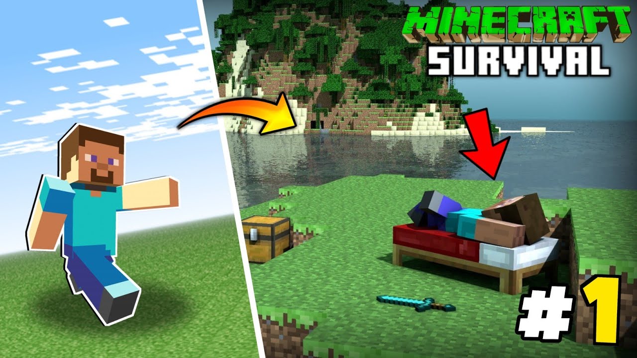 Start New journey Survival In Minecraft Ep - #1 - YouTube