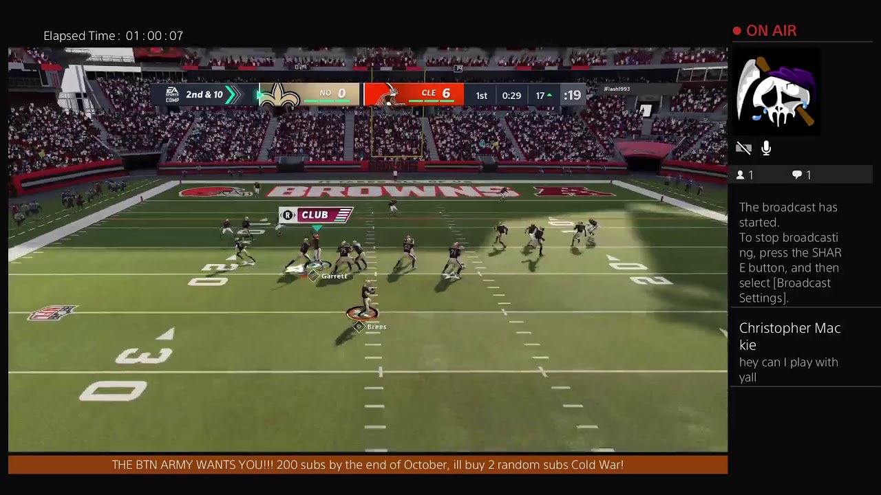 Madden 21 online with my boy Jflash! Road to 1,000 Subs!