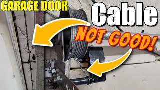 Garage Door Cables | how to REPLACE GARAGE DOOR CABLES