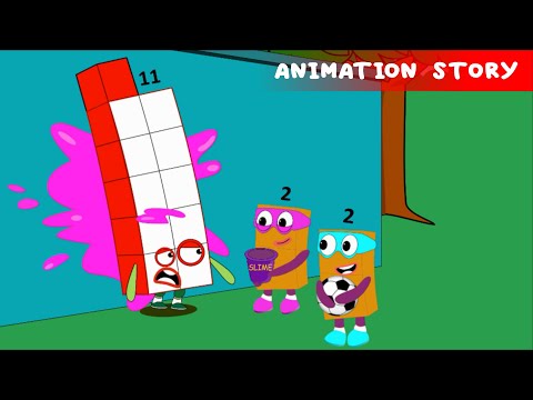 Oh No, Numberblocks 2 Stuck on the Tough Situation