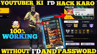 How To Hack Free Fire Account Without Id and password || how to hack freefire account by using id ||