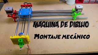 MAQUINA DE DIBUJO  Montaje Mecánico