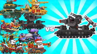 TANK COMBAT WAR BATTLE ALL 21 TANK KV 6 BLACK MAX VS KV - 6 BLACK 1 BOSS TANK