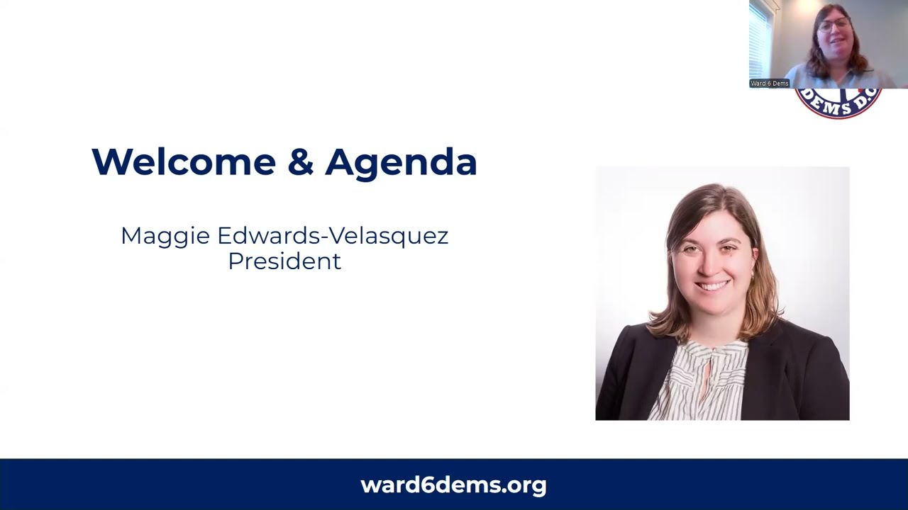 December 2025 Ward 6 Democrats General Body Business Meeting