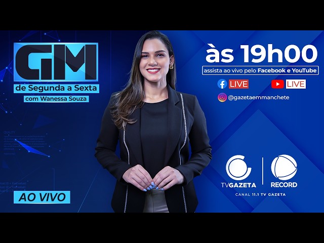 AO VIVO: Gazeta Em Manchete | 11/09/2026 | Afiliada RECORD