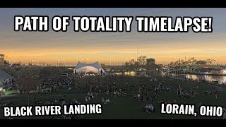 2024 Solar Eclipse Path of Totality | 30 Second Timelapse  | Lorain, OH