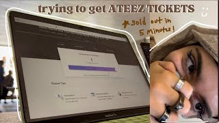 ateez ticketing experience | trying to get kpop concert tickets ATL